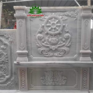 Bình phong đá phật giáo