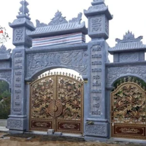 Cổng đá đình chùa