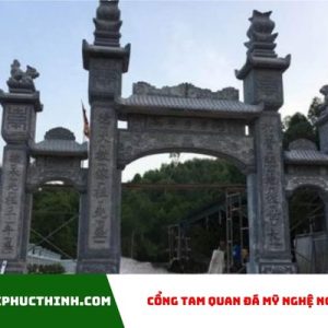 Cổng đá nguyên khối