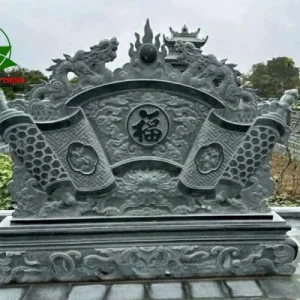 Cuốn thư đá bình phong