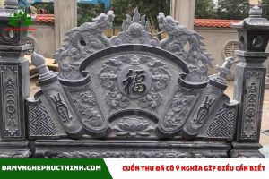 Cuốn thư đá có ý nghĩa gì?