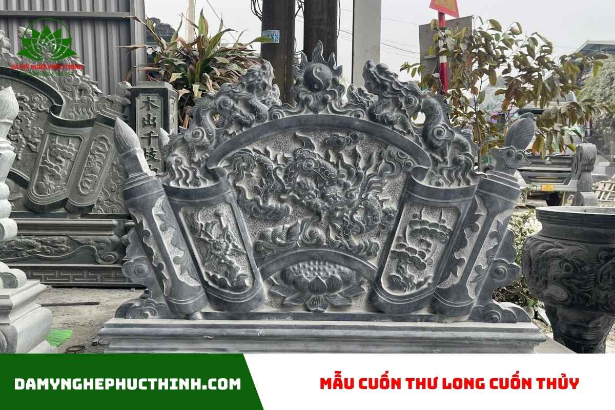 Cuốn thư đá có ý nghĩa gì trong văn hóa tâm linh?