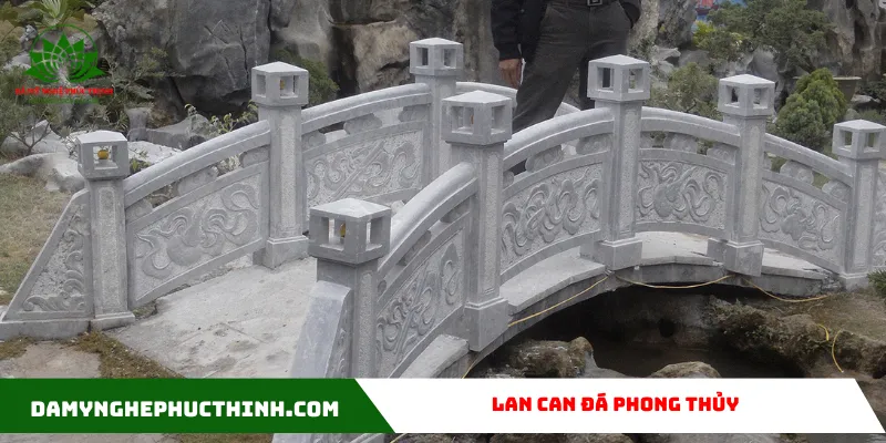 Thiết kế lan can đá hiện đại 