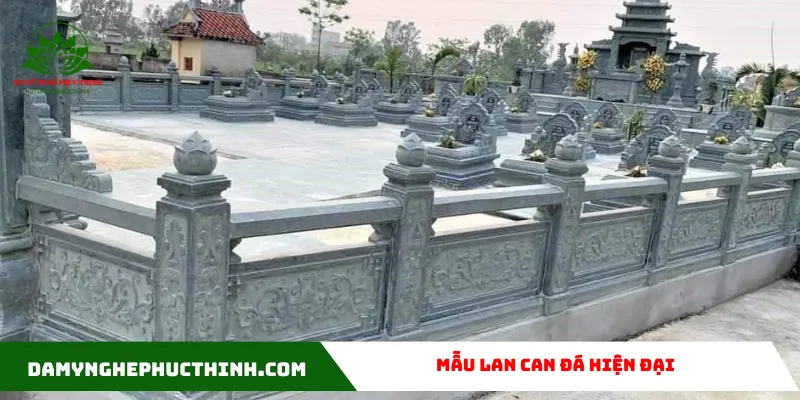 Mẫu lan can bằng đá cao cấp