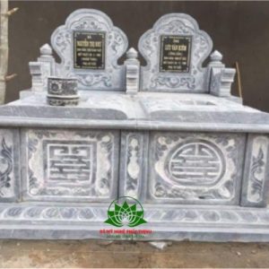 Mộ đá đôi hậu bành cho ông bà