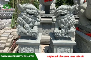 Thi công tượng đá