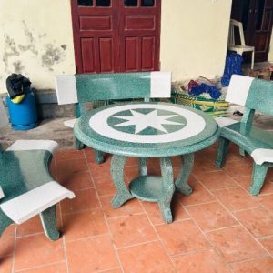 Bàn Ghế Đá Mẫu 04