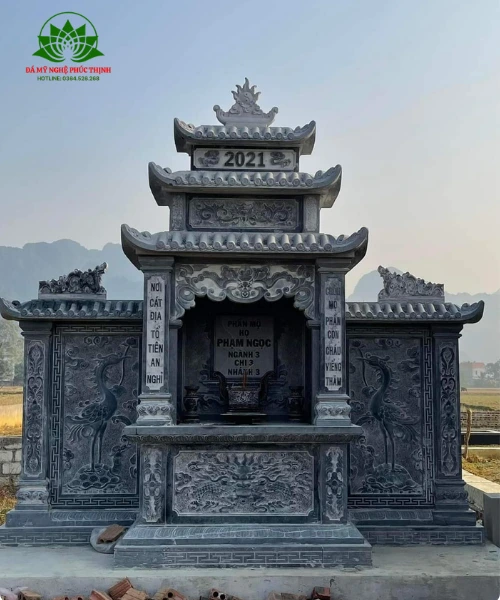 Chọn đơn vị thi công mộ đá uy tín