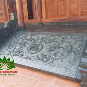 Chiếu rồng đá xanh sẫm