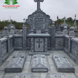 Khu mộ đá công giáo đẹp, đơn giản