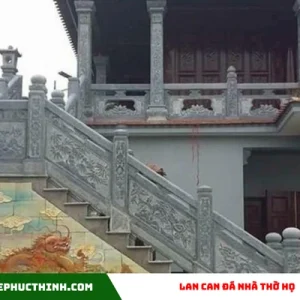 Mẫu lan can đá nhà thờ họ