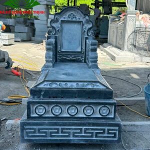 Mộ tam cấp đá xanh đen Thanh Hóa