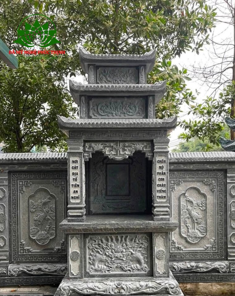 Mẫu lăng thờ mái bằng đẹp