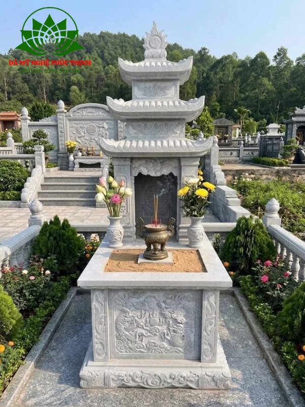 Lăng mộ đá trắng ít thấm nước, bền bỉ vượt thời gian