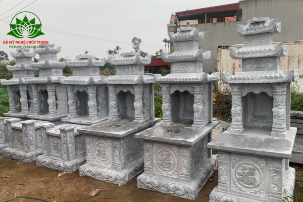 Giá lăng mộ đá trắng ở mức tầm trung, phù hợp với túi tiền của mọi nhà