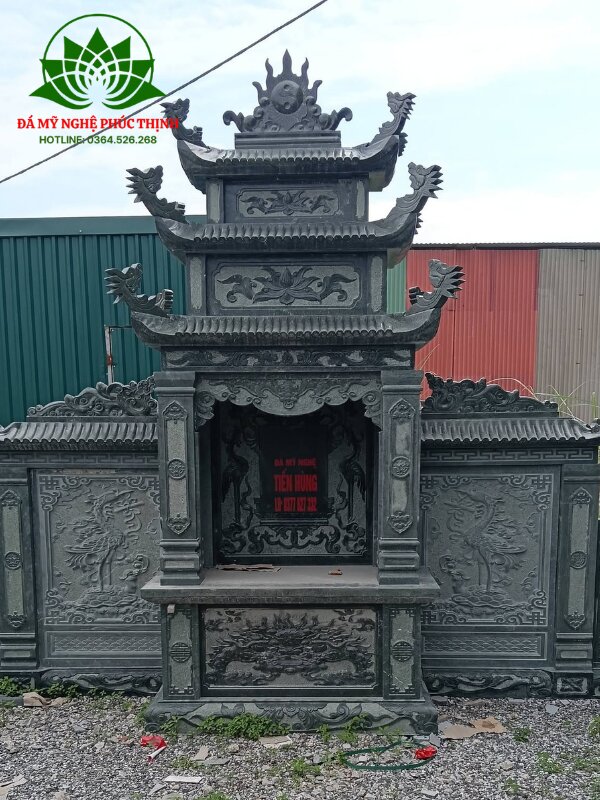 Báo giá lăng mộ đá xanh trọn gói