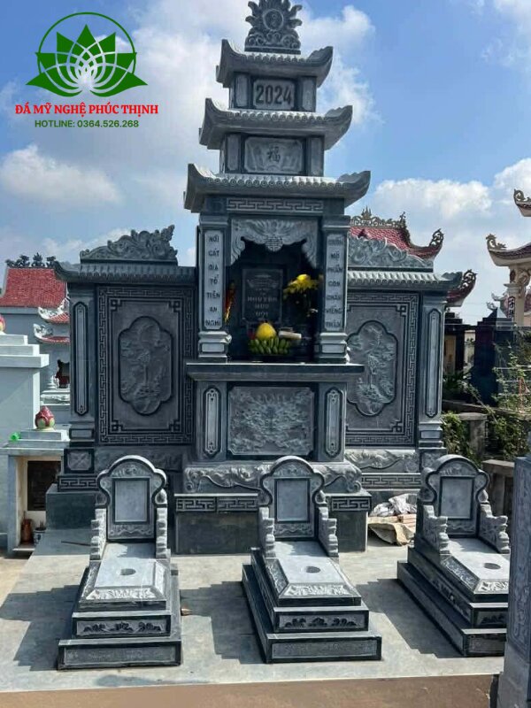 Đá Mỹ Nghệ Phúc Thịnh là đơn vị thi công mộ đá Hà Nội uy tín