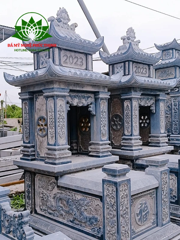 Mẫu mộ đá có mái siêu đẹp Mẫu mộ đá có mái siêu đẹp