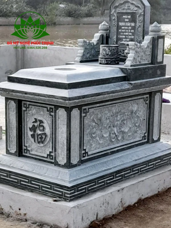 Mộ đá nhỏ giúp tiết kiệm diện tích và chi phí