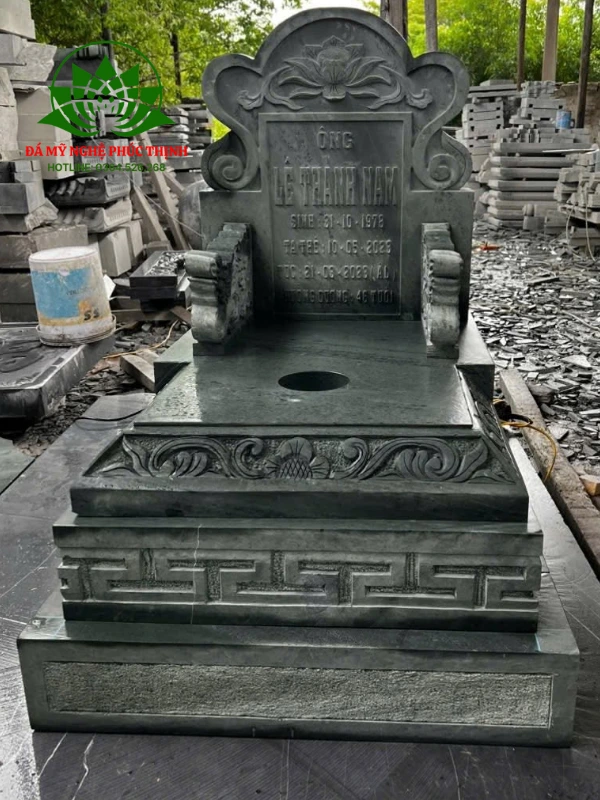 Mẫu mộ đá tam sơn nhỏ đẹp