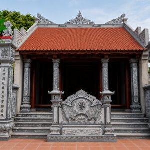 Mẫu bậc cấp đá kèm cuốn thư