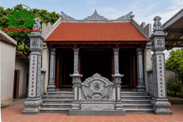 Mẫu bậc cấp đá kèm cuốn thư