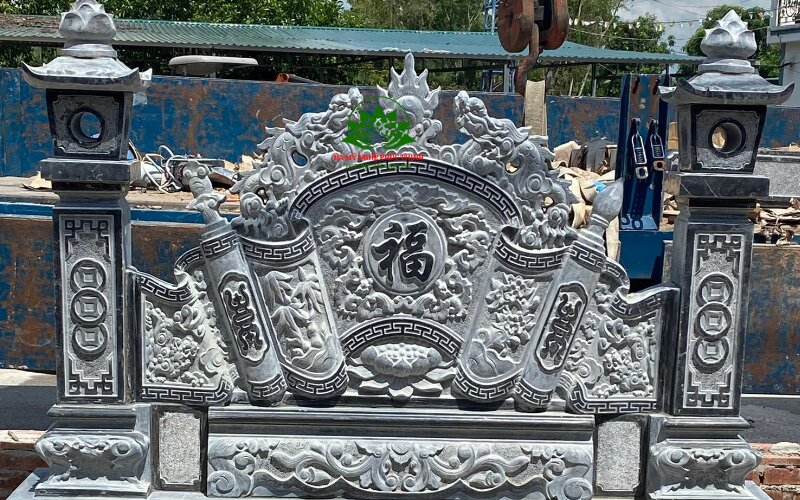 Phần mô phỏng theo bản vẽ của cuốn thư đá
