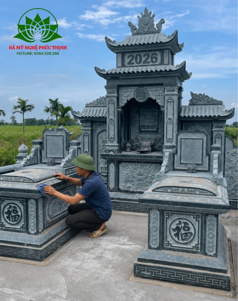 Hướng dẫn vệ sinh và bảo dưỡng mộ lăng mộ đá