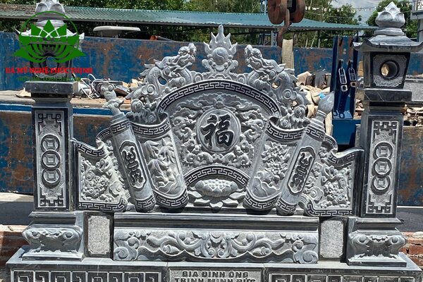 Cuốn thư là hạng mục không thể thiếu của khu lăng mộ 