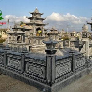 Khu lăng mộ đá xanh đen 3 mái