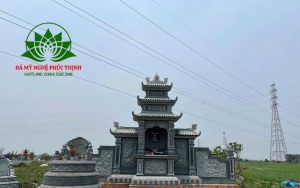 Mẫu lăng 3 mái cổ kính