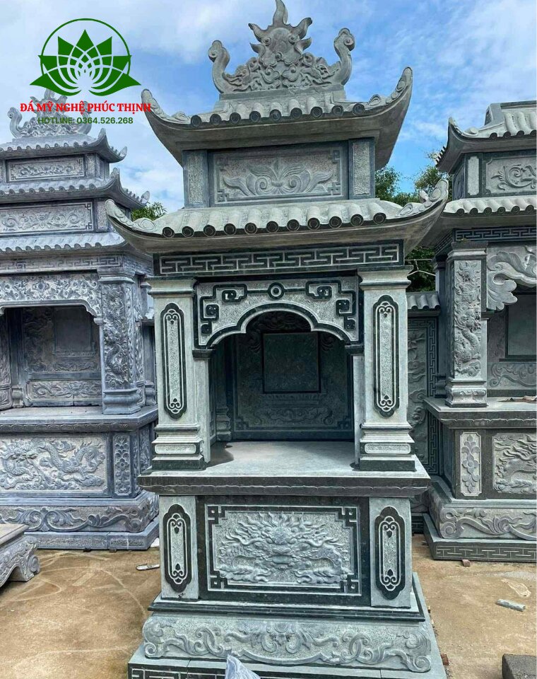 Lăng mộ đá xanh rêu đẳng cấp, hiện đại