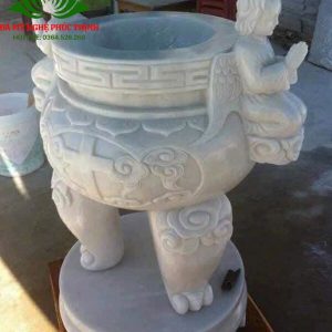 Lư hương đá trắng Công Giáo