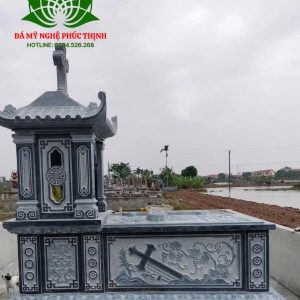 Mộ đá 1 mái cho người công giáo