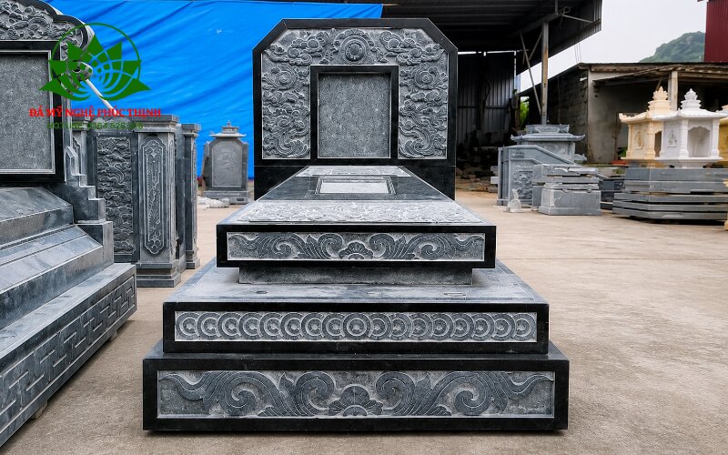 Mẫu mộ đá giật cấp đẹp