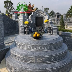 Mộ tròn đá đen 3 cấp