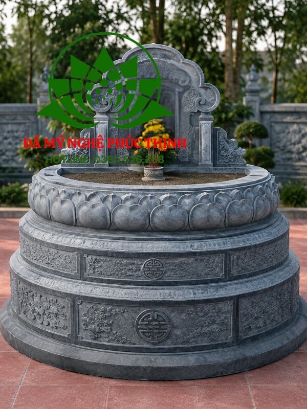 Mộ tròn đá 3 tầng