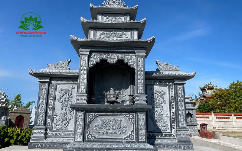 Ảnh lăng thờ sau khi hoàn thiện